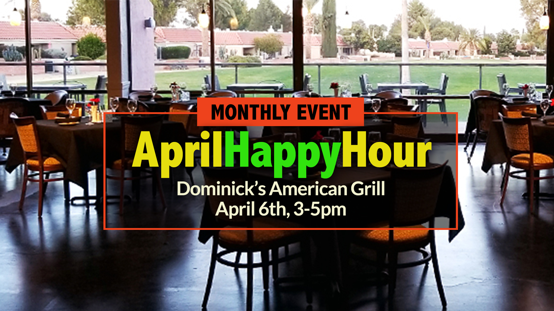 April 2023 happy hour at Dominicks